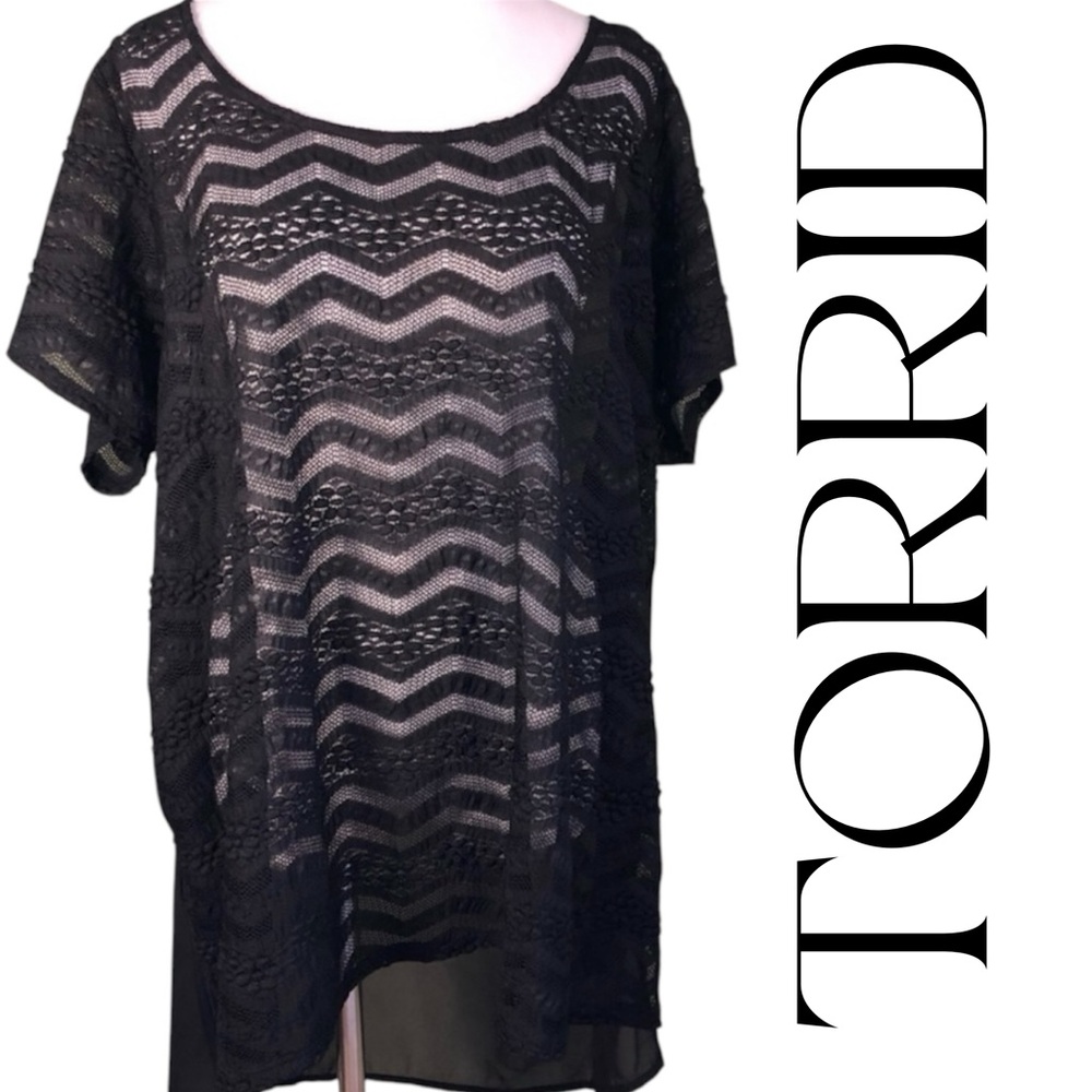 Torrid 3 gossamer top